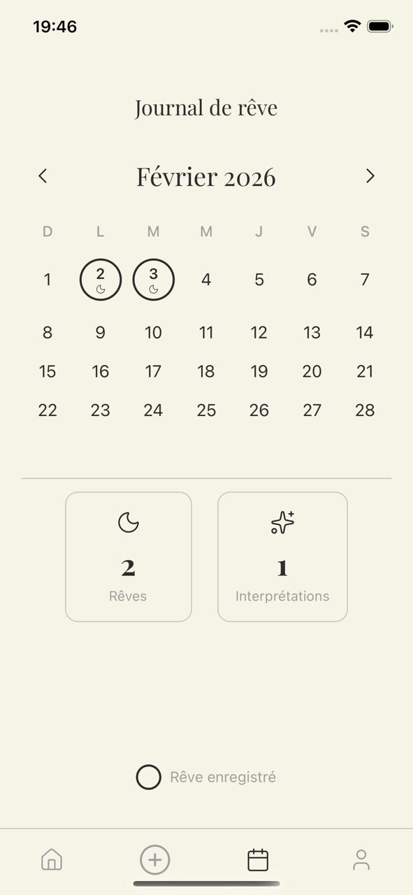 Calendrier des rêves